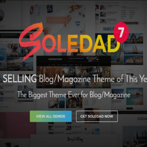 Theme Soledad WordPress - Theme tin tức, blog tùy biến cực đỉnh - Load nhanh